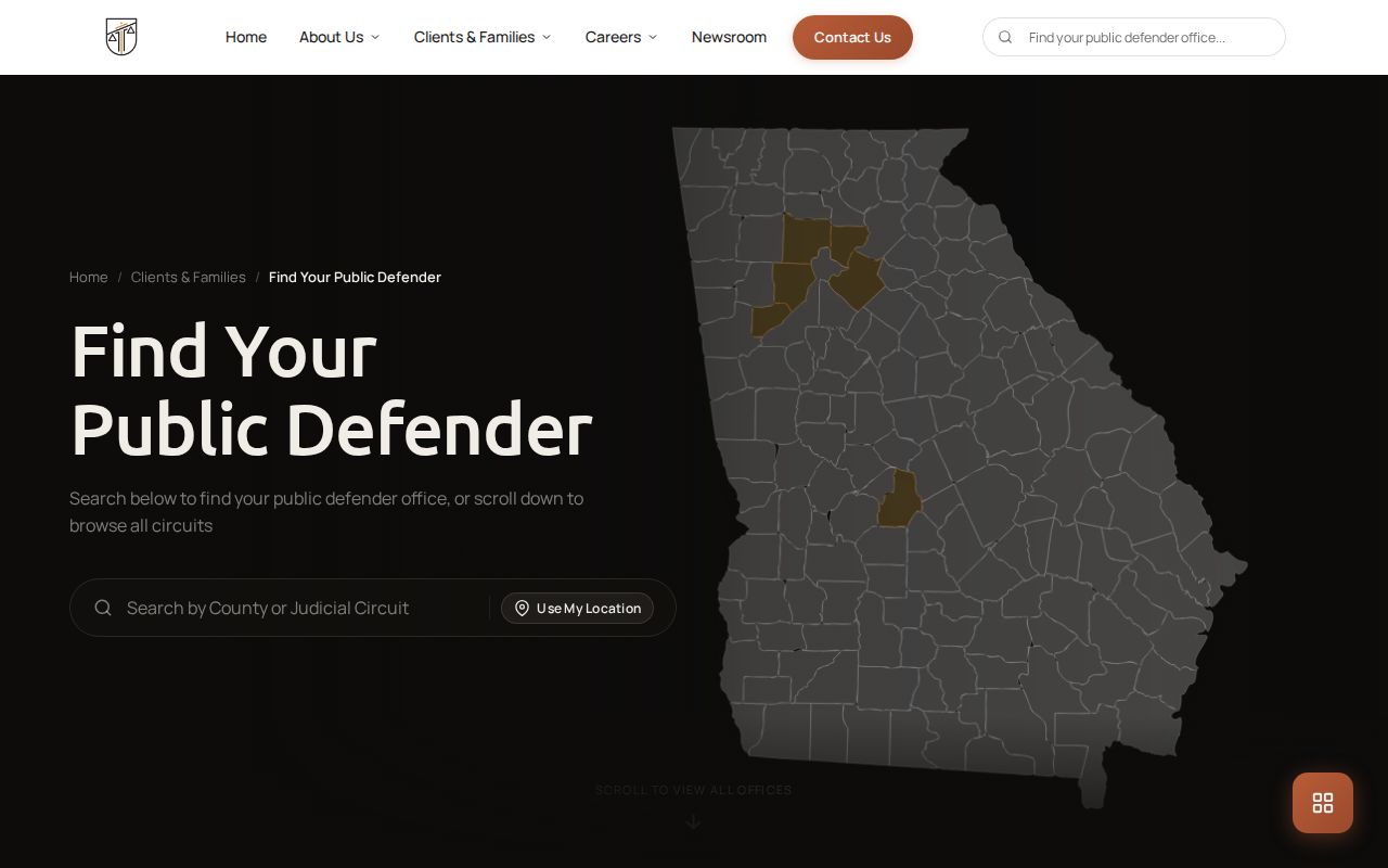 Camak criminal history Toombs Circuit public defender directory