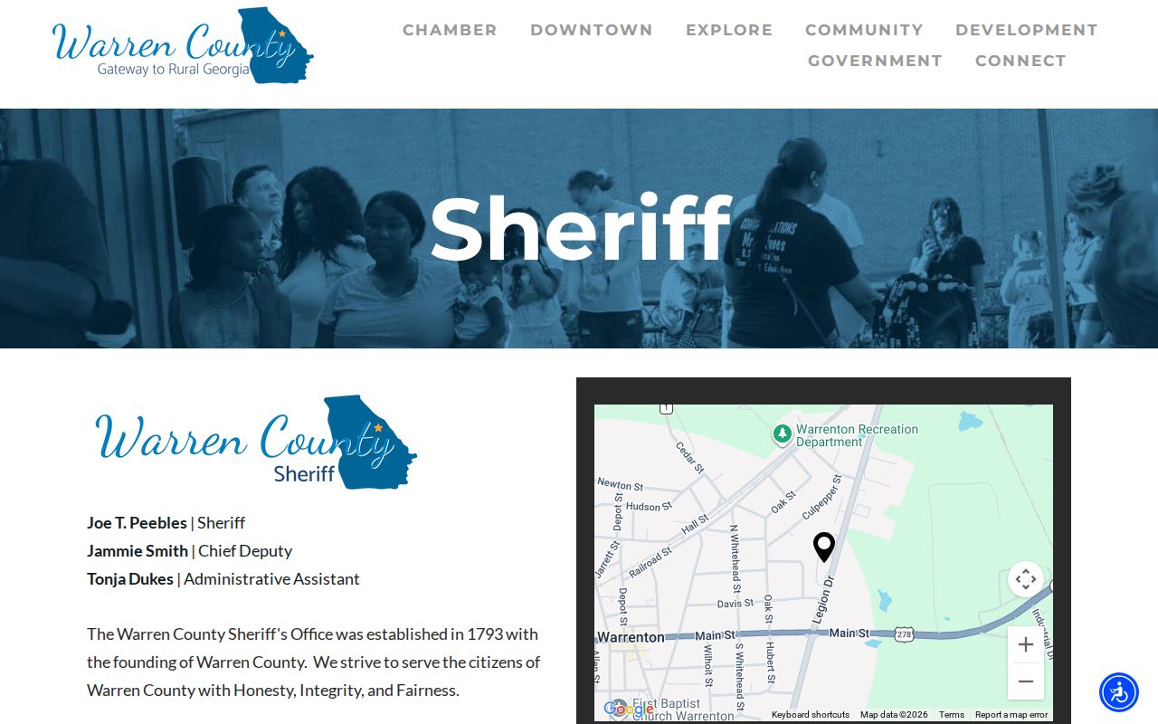 Warren County Sheriff's Office official page